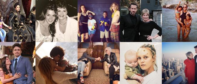 Les people célèbrent la Fête des mères en photos