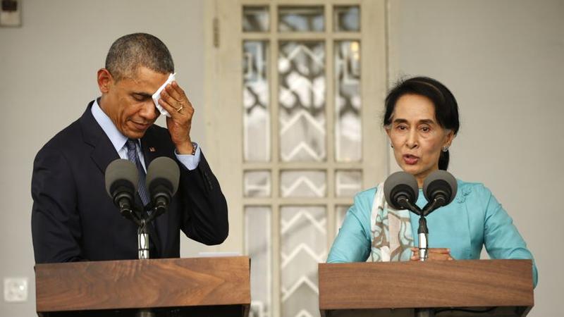 obama rencontre aung san suu kyi