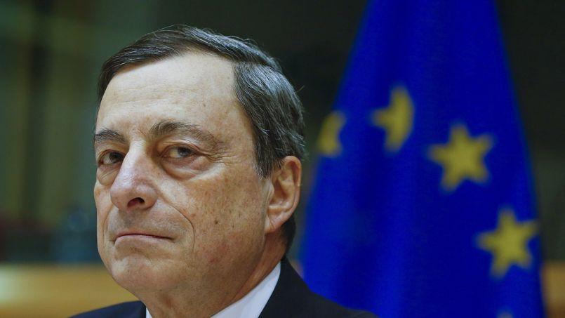File photo of European Central Bank President Draghi testifying before the European Parliament's Economic and Monetary Affairs Committee in Brussels File photo of European Central Bank President Draghi testifying before the European Parliament's Economic and Monetary Affairs Committee in Brussels