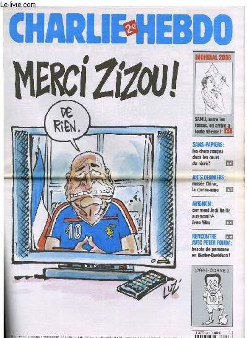 Charlie Hebdo et Zidane Chirac 1998