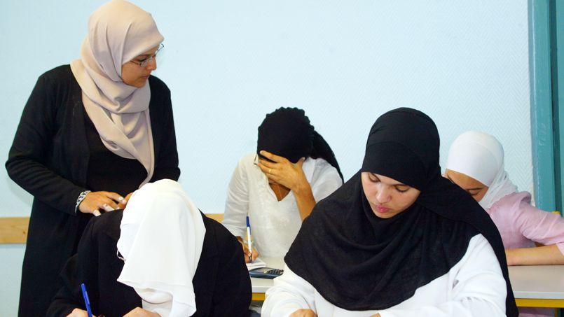 Les élèves du lycée musulman Averroès (ici en 2004) figurent selon l'académie parmi les meilleurs de la région.