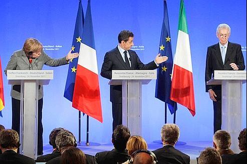 rencontre sarkozy merkel monti