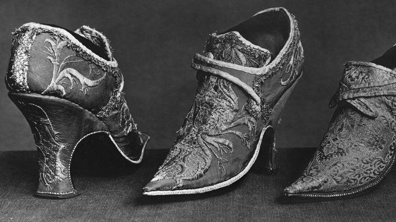 chaussure talon louis xv