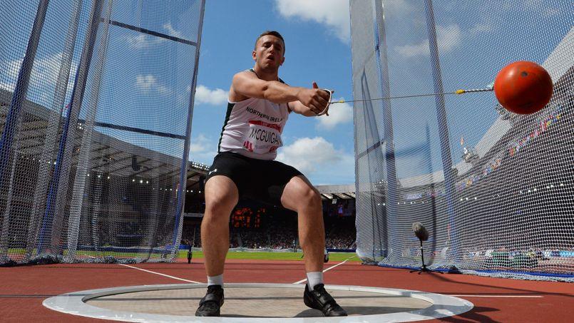 L'athlète nord-irlandais Dempsey McGuigan aux Jeux du Commonwealth 2014, à Glasgow.