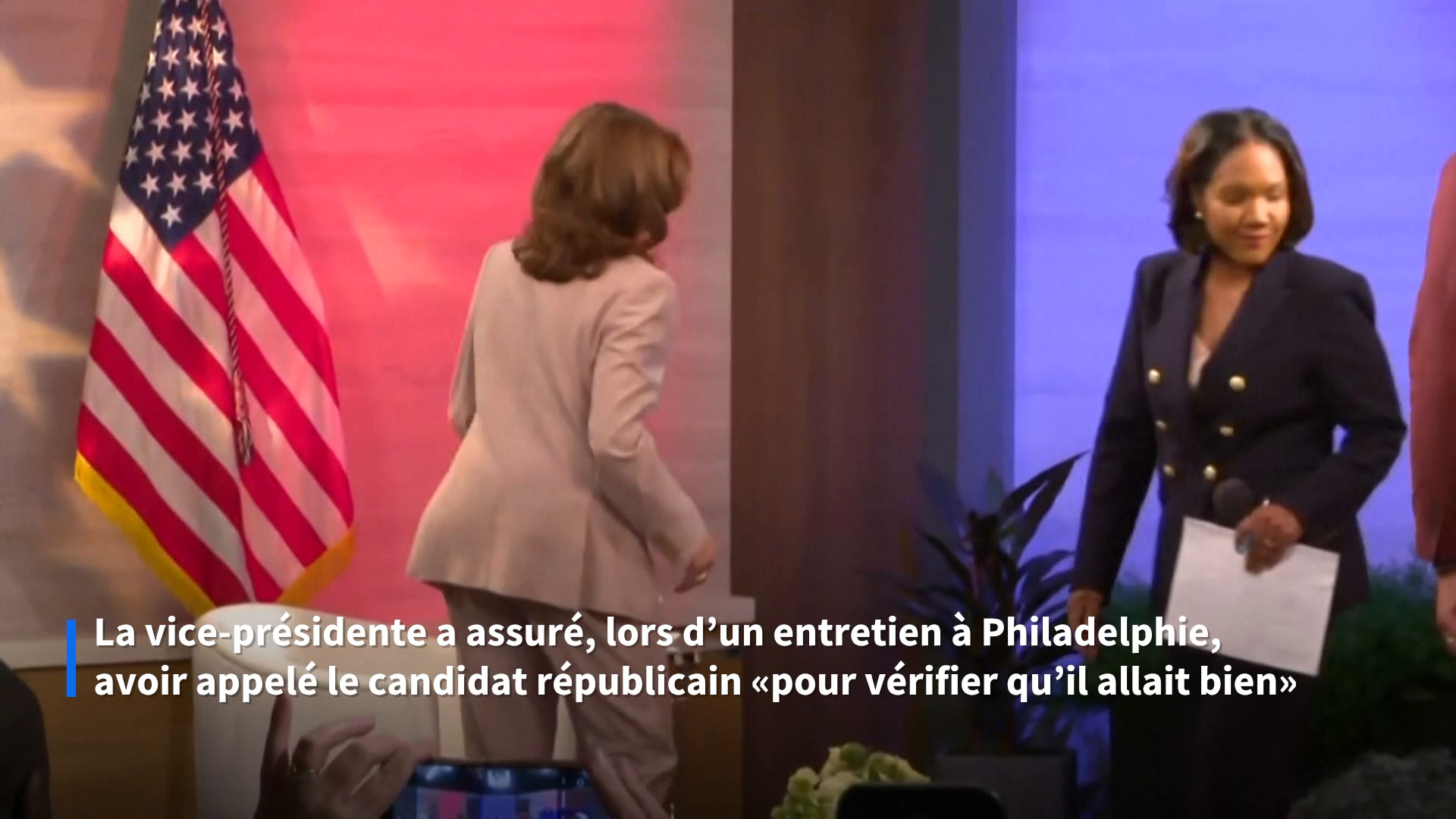 Kamala Harris dit avoir appelé Donald Trump qui l accuse d inciter à