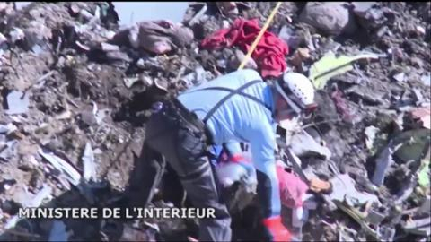 Crash de l A320 les premières images au sol