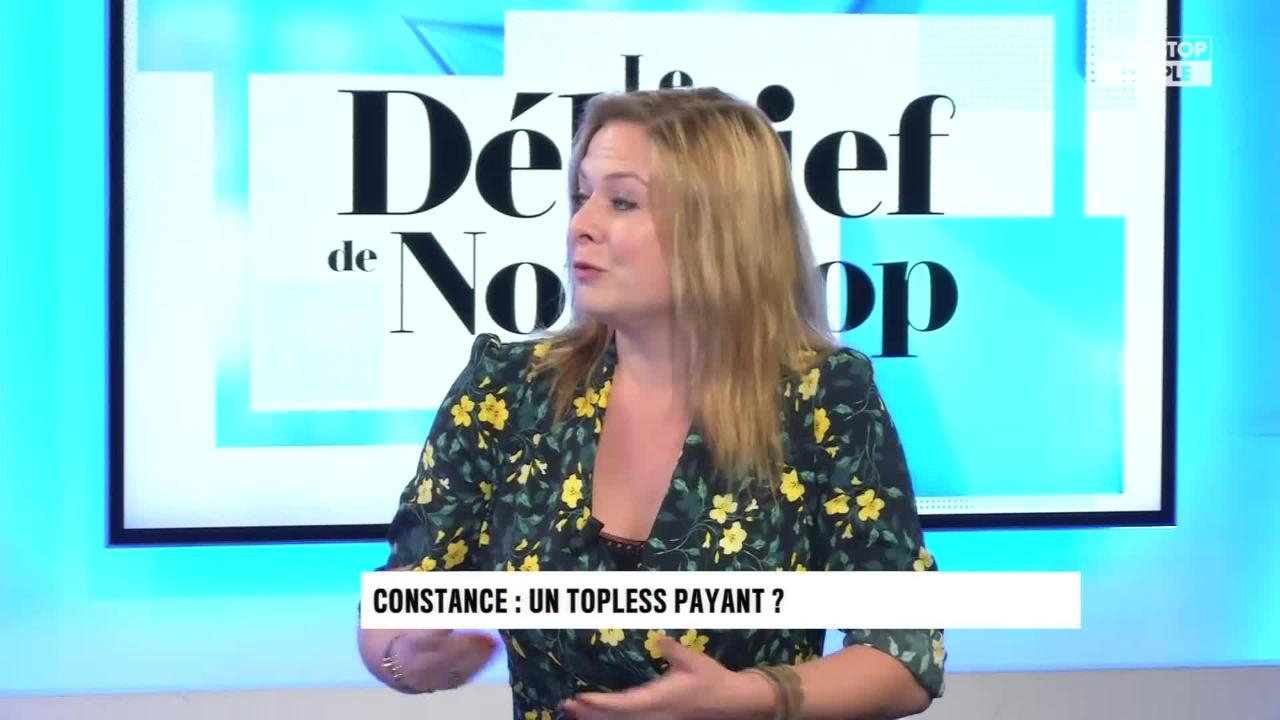 Non Stop People Constance Seins Nus Lhumoriste Quitte Le Plateau De Non Stop People En