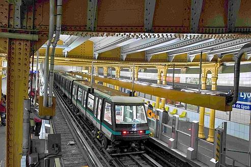 rencontre dans le metro paris