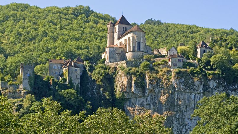 Saint-Cirq-Lapopie (Сен-Сирк-Лапопи) Регион Midi-Pyrénées (Миди-Пиренеи/ Юг-Пиренеи)