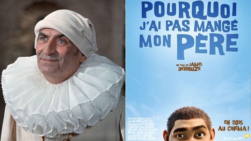 Pourquoi J'ai Pas Mangé Mon Père Louis De Funes Jamel Debbouze fait revivre de Funès dans son premier film