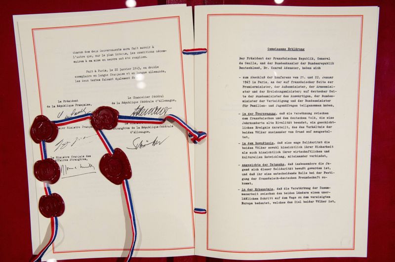 rencontre gaulle adenauer reims