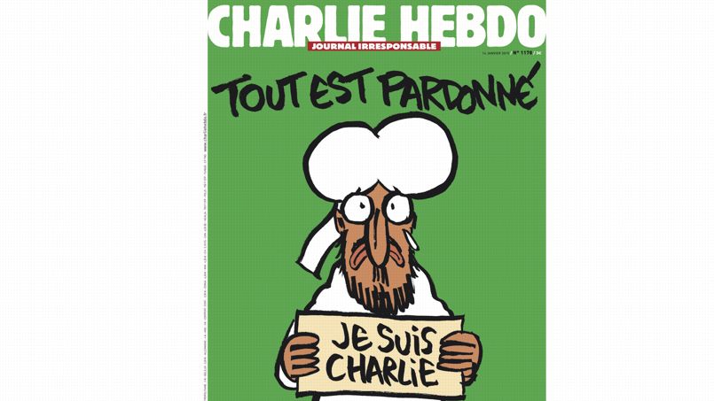 Les sÃ©miologues et spÃ©cialistes des mÃ©dias, Dominique Wolton et Jean-Didier Urbain, ont analysÃ© pour <i>Le Figaro </i>la couverture de <i>Charlie Hebdo</i> sorti ce matin <i></i>. Pour eux, elle ne dÃ©roge pas Ã  la ligne Ã©ditoriale. <i/>