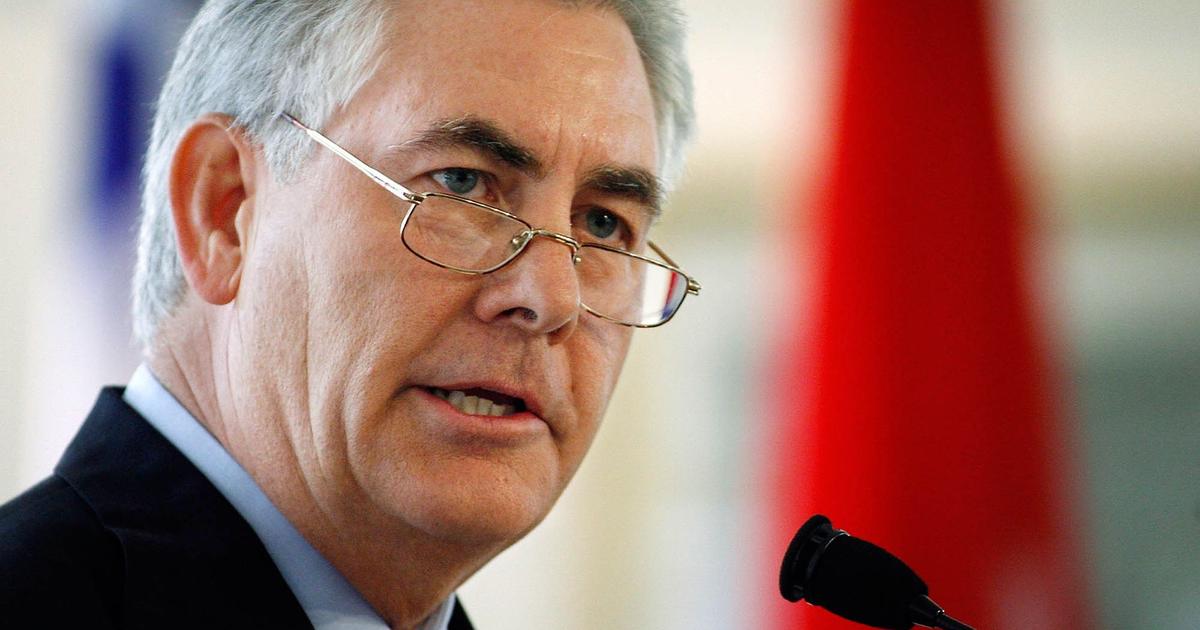 Nomination de Rex Tillerson Un nouveau coup de pied dans la fourmilière