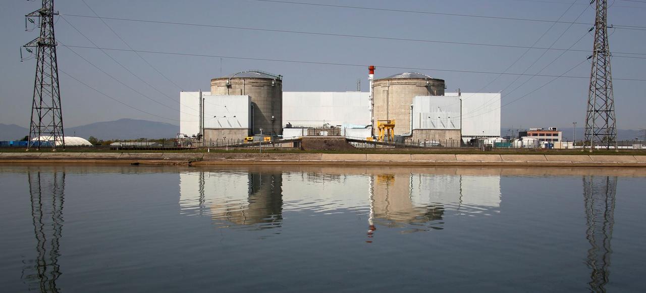 La centrale nucléaire de Fessenheim.