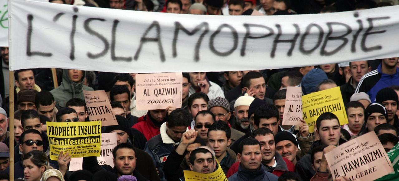 Manifestation en France contre l'islamophobie.
