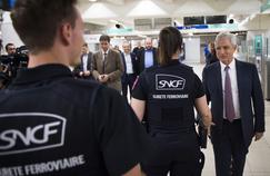 Claude Bartolone en visite dans le métro parisien, le 23 juillet.