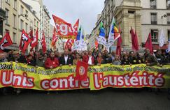 La CGT (ici le 1er mai 2014) peine à mobiliser.