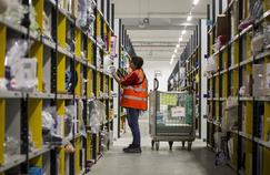 The storage site and shipping giant online sales, in northern France. © François Bouchon / Le Figaro