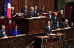 François Hollande, lors du Congrès de Versailles, le 16 novembre 2015.