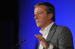 Philippe Vigier, député d'Eure-et-Loir, lors d'un meeting à Blois le 30 novembre