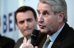 Le FN et Les Républicains sont au coude-à-coude dans les sondages. Ici Philippe Richert et Florian Philippot lors d'un débat.