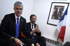 Laurent Wauquiez, ici avec Patrick Mignola, le leader du MoDem en Savoie.