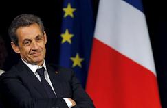 Nicolas Sarkozy, lors d'un meeting de soutien à Christian Estrosi, le 26 novembre à Avignon.