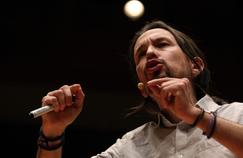 Le leader et candidat de Podémos aux élections générales espagnoles du 20 décembre, Pablo Iglesias .