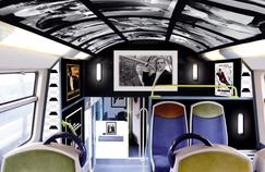 Les voyageurs qui empruntent la ligne D reliant Melun à Creil, pourront découvrir dans leur train les affiches et les photos des stars qui ont marqué l'histoire du cinéma.