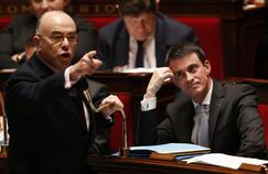 Manuel Valls, mardi  à l'Assemblée nationale, lors d'une intervention de Bernard Cazeneuve.