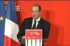 Le premier secrétaire du PS lors du rassemblement des secrétaires de sections socialistes, à Paris