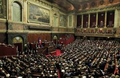François Hollande devant le Parlement, réuni en Congrès, le 16 novembre, à Versailles.