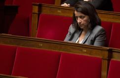 Cecile Duflot sur les bancs de l'Assemblée nationale en septembre 2014.
