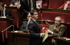 Manuel Valls s'exprime sur la déchéance de nationalité, vendredi, à l'Assemblée nationale.