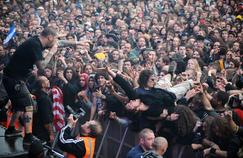 Phil Anselmo, Down singer of the group, before the public Hellfest in 2011. If the group is kept in the programming of the metal festival in June, the singer will likely not be present.