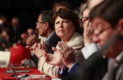 Martine Aubry et François Lamy pendant le congrès du Parti socialiste à Poitiers en juin.