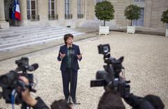 Martine Aubry à l'Élysée, le 6 juin 2012.