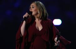 Adele's tears on Wednesday night, receiving one of his Brit Award.