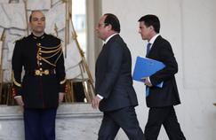 François Hollande et Manuel Valls, jeudi à l'Élysée.