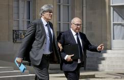 Stéphane Le Foll, ministre de l'Agriculture, et Michel Sapin, ministre des Finances (ici en 2015), avaient déjà parié sur François Hollande en 2010, à l'époque où ce dernier était surnommé «Monsieur 3 %».
