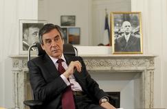 François Fillon, dans son bureau de l'Assemblée Nationale le 30 mars 2016.
