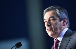 François Fillon lors d'un discours sur le thème de la sécurité, le 9 mars à Boulogne-Billancourt.