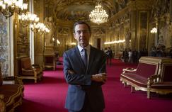 Bruno Retailleau, président LR de la région des Pays de la Loire, ici au Sénat, à l'occasion d'un entretien avec Le Figaro.