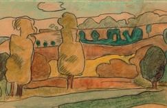 Paysage de Pont-Aven, Émile Bernard. 