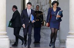 François Hollande, Manuel Valls and Myriam El Khomri yesterday to leave the Cabinet.