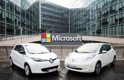 Les deux groupes vont «développer les futurs services connectés des véhicules en utilisant l'une des offres de cloud intelligent de Microsoft».
