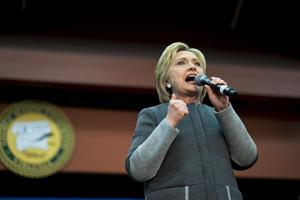 Hillary Clinton en Virginie le 29 février.
