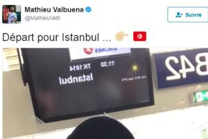 Valbuena a confondu les drapeaux de la Tunisie et de la Turquie