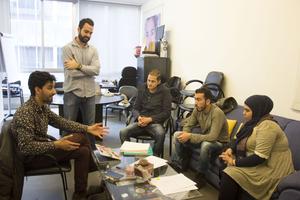 Des jeunes participant aux Nawaya Project qui tend à se développer.