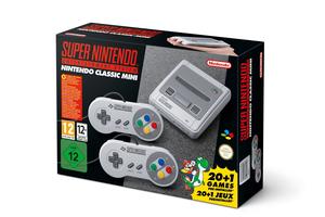 La boîte de la Super Nintendo Mini